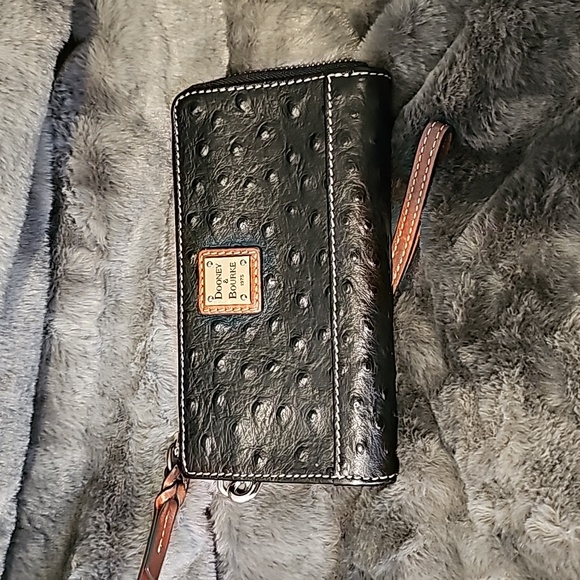 Dooney & Bourke Ostrich Mini Satchel with Wallet - Picture 6 of 9